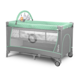 Манеж Lionelo Flower Turquoise, бірюзовий - Pampik - 2