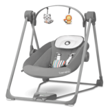 Крісло-гойдалка Lionelo Otto Grey Concrete, сірий - Pampik - 2