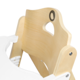 Стілець для годування Lionelo Floris White Natural, білий - Pampik - 10