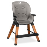 Стульчик для кормления Lionelo Mona Black Onyx, черный - Pampik - 8