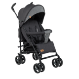 Прогулянковий візок Lionelo Irma Black/Dark Grey, чорний з сірим - Pampik - 2