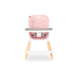 Стільчик для годування Lionelo Mona Bubblegum, рожевий - Pampik - 3