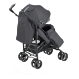 Прогулянковий візок Lionelo Irma Black/Dark Grey, чорний з сірим - Pampik - 4