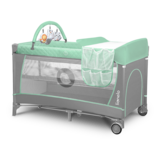 Манеж Lionelo Flower Turquoise, бірюзовий - Pampik - 5