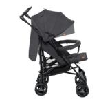 Прогулянковий візок Lionelo Irma Black/Dark Grey, чорний з сірим - Pampik - 7