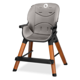 Стульчик для кормления Lionelo Mona Black Onyx, черный - Pampik - 5