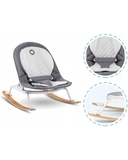 Шезлонг Lionelo Rosa Grey/White, сірий із білим - Pampik - 2