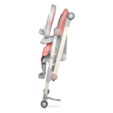 Стілець для годування Lionelo Cora Bubblegum, рожевий - Pampik - 4