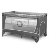 Манеж Lionelo Flower Grey Scandi, сірий - Pampik - 2