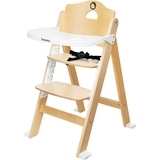 Стілець для годування Lionelo Floris White Natural, білий - Pampik