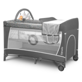 Манеж Lionelo Flower Grey Scandi, сірий - Pampik - 8