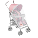 Прогулянковий візок Lionelo Elia Tropical Pink, рожевий - Pampik - 4