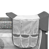 Манеж Lionelo Flower Grey Scandi, сірий - Pampik - 9