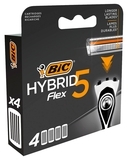 Сменные картриджи для бритья BIC Flex 5 Hybrid мужские, 4 шт. (3086123644885) - Pampik