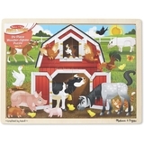 Дерев'яні пазли в рамці Melissa&Doug Ферма, 24 ел. (MD19061) - Pampik