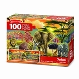 Мега-пазл Melissa&Doug Сафарі, 100 ел. (MD12873) - Pampik - 2