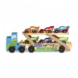 Дерев'яний мегатягач автомобілів Melissa&Doug (MD12759) - Pampik - 3