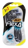 Набор бритв без сменных картриджей BIC Flex 4, 3+1 шт. (3086123220621) - Pampik