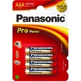 Батарейки Panasonic Pro Power AAA Bli Alkaline, 4 шт. (LR03XEG/4BP)