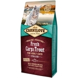 Сухий корм Carnilove Fresh Carp and Trout Sterilised for Adult cats для стерилізованих котів, короп, форель, 6 кг