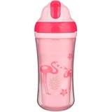 Поїльник з силіконовим носиком Canpol Babies Фламінго, подвійна стінка, 260 мл - Pampik