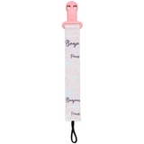 Цепочка к пустышке Canpol Babies Bonjour Paris, розовый - Pampik
