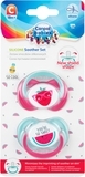 Пустышка Canpol Babies So Cool силиконовая симметричная, 18+ мес., бирюзовый, розовый, 2 шт. - Pampik - 4