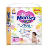 Підгузки-трусики Merries M (6-11 кг), 74 шт. - Pampik