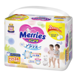 Підгузки-трусики Merries XL (12-22 кг), 24 шт. - Pampik - 2