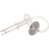 Силіконова трубочка Canpol Babies з обтяжувачем, сірий - Pampik