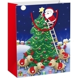 Подарунковий паперовий пакет Malevaro Christmas 3, 26x12,7x32,4 см (С21-049-3) - Pampik