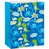 Подарунковий паперовий пакет Malevaro Dino 1, 26x12,7x32,4 см (D-20-149-1) - Pampik