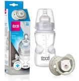 Набор Lovi Защита рефлекса сосания, бутылочка Buddy Bear 250 мл+пустышка BB - Pampik - 2