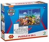 Пазл 2 в 1 Dodo Paw Patrol, 60 элементов (200162) - Pampik