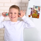 Набір магнітів Magdum Щенячий патруль Динопригода, 35 шт. (ML4034-35) - Pampik - 6