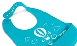 Силіконовий нагрудник Baboo, від 4 місяців, синій (90446) - Pampik - 2