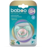 Пустышка латексная Baboo Flora, 0+ месяцев, ментоловый (90418) - Pampik - 4