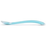 Ложечка силиконовая Baboo, 6+ месяцев, синий (90431) - Pampik - 2