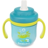 Чашка-непроливайка з силіконовим носиком Baboo, 6+ місяців, 200 мл, бірюзовий (90600) - Pampik