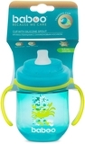 Чашка-непроливайка з силіконовим носиком Baboo, 6+ місяців, 200 мл, бірюзовий (90600) - Pampik - 4