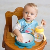 Чашка-непроливайка з силіконовим носиком Baboo Safari, 6+ місяців, 260 мл (90439) - Pampik - 7