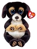 М'яка іграшка TY Beanie Bellies Чорний пес, 15 см (40700) - Pampik