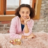 Набор для создания шарм-браслетов Make it Real Juicy Couture Браслеты с бархатом и жемчугом (MR4417) - Pampik - 6