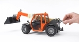 Игрушечный погрузчик Bruder Telehandler JLG 2505 с телескопическим ковшом (02140) - Pampik - 5