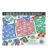 Набор вельветовых стикеров Melissa&Doug Velvet Sticker Collection-Blue, 200 шт. (MD4236) - Pampik - 2