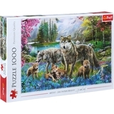 Пазл Trefl Вовча сім'я, 1000 елементів (10558) - Pampik