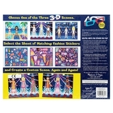 Багаторазові 3-D наклейки з окулярами Melissa&Doug Мода (MD9374) - Pampik - 2