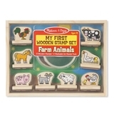Набор штампов Melissa&Doug Мои первые штампы. Животные фермы (MD12390) - Pampik