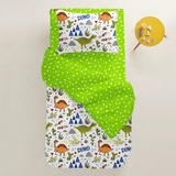 Підодіяльник Cosas, 140х110 см, білий з салатовим - Pampik - 2