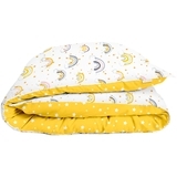 Підодіяльник Cosas, 140х110 см, білий з жовтим - Pampik